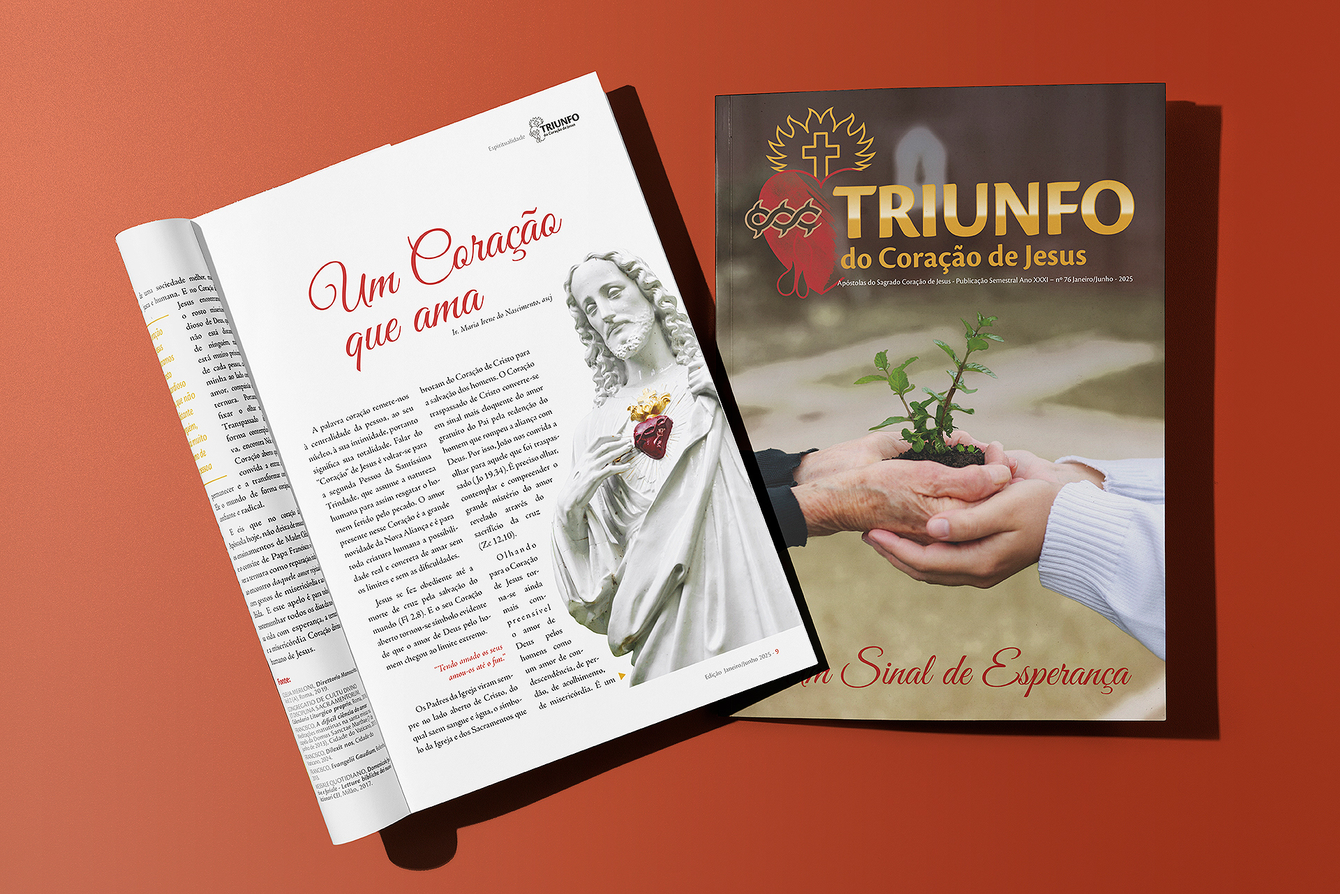 Revista TRIUNFO — Design Editorial Católico